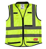 Milwaukee 48-73-5041 High-Visibility Safety Vest, S, M, Regular, Unisex, Polyester