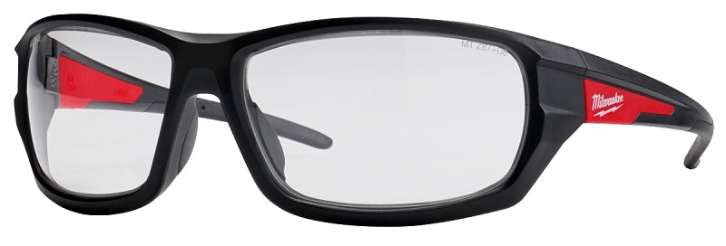 Milwaukee 48-73-2020 Performance Safety Glasses, Black/Red Frame