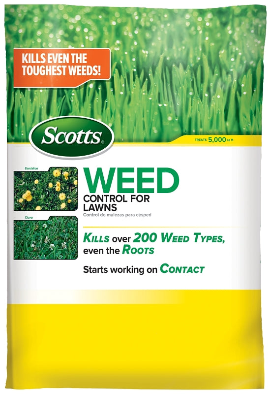 Scotts 49801C Weed Control, Solid, Spreader Application, 14 lb Bag