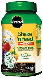 Miracle-Gro Shake 'n Feed 3001801 All-Purpose Plant Food, 1 lb, Solid