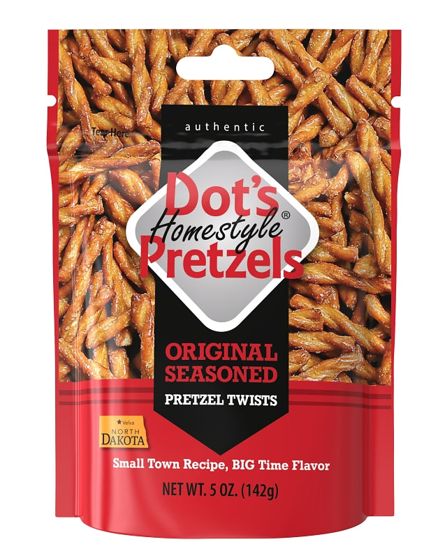 Dot's Homestyle Pretzels 0008 Pretzels, 5 oz Bag, Pack of 10