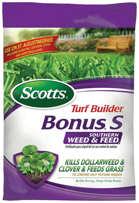 Scotts 3313B Southern Weed and Feed Fertilizer, 17.63 lb Bag, Granular, 29-0-10 N-P-K Ratio