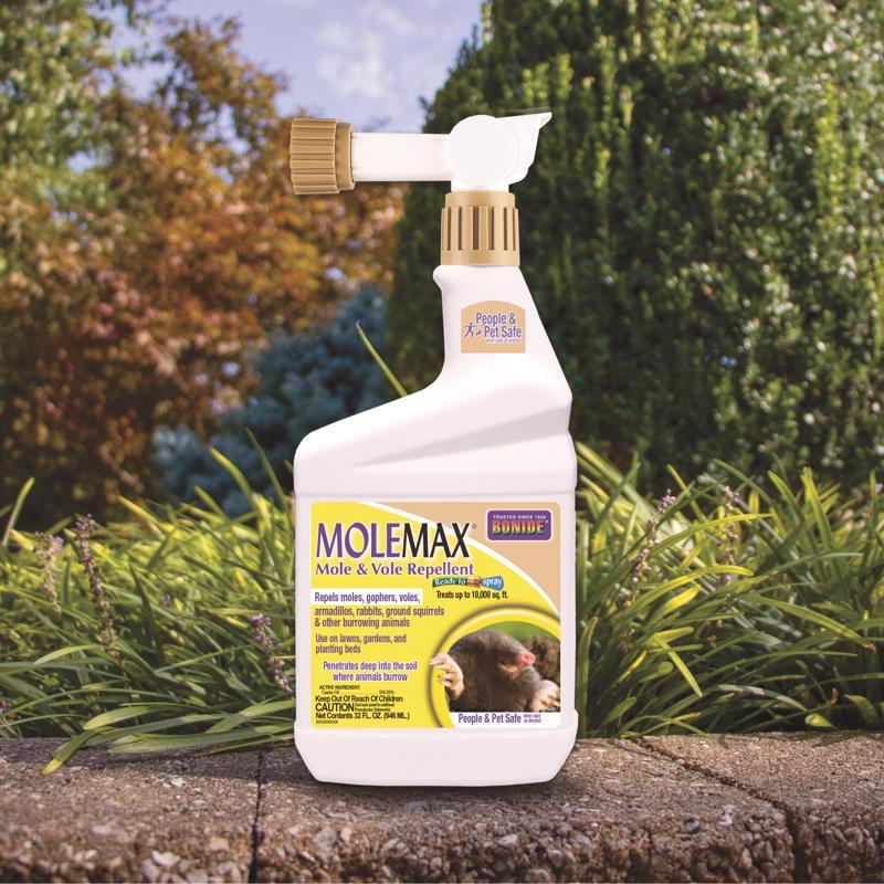 Bonide Molemax 690 Mole and Vole Repellent, Ready-to-Spray, Pack of 12
