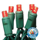 Holiday Bright Lights LEDBX-WA50-RD6 Light Set, 50-Lamp, LED Lamp, Red Lamp, 50,000 hr Average Life, 26 ft L