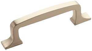 Amerock Westerly Series BP53719G10 Cabinet Pull, 4-1/4 in L Handle, 1-1/4 in H Handle, 1-1/4 in Projection, Zinc, 1/PK