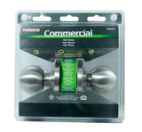ProSource C363BV-PS Passage Knob, Metal, Stainless Steel, 2-3/4 in Backset, 1-1/4 to 1-13/16 in Thick Door