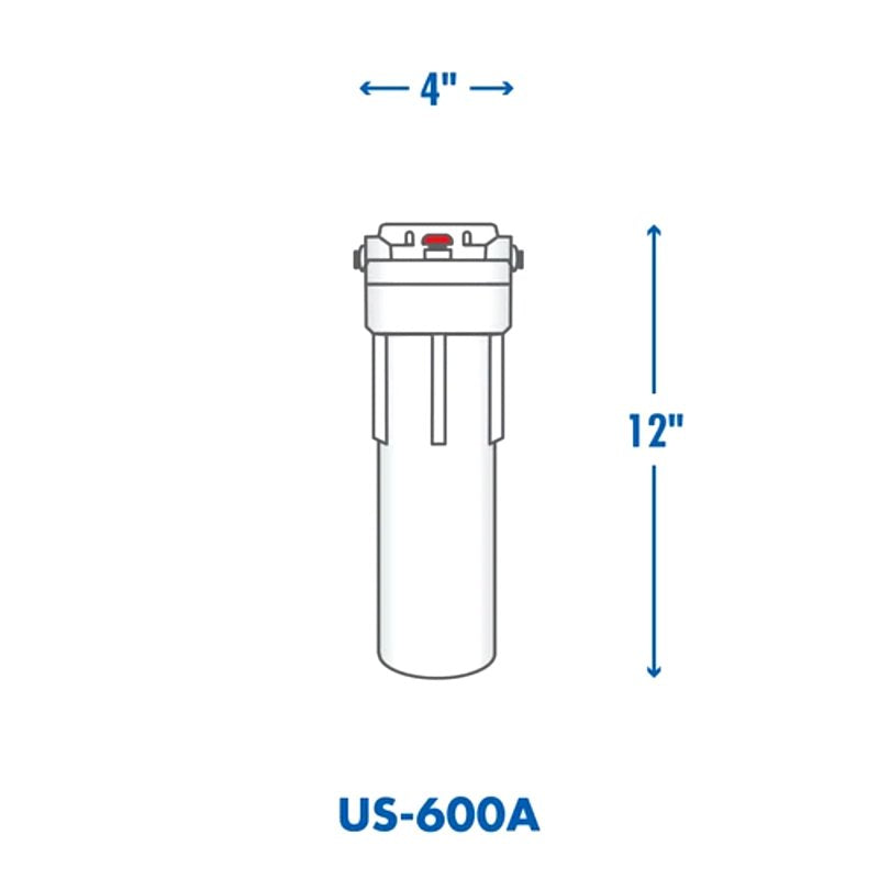Culligan US-600A Basic Under Sink Filter System, 1000 gal, 1 gpm