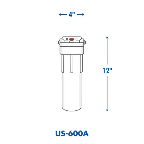 Culligan US-600A Basic Under Sink Filter System, 1000 gal, 1 gpm