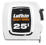 Crescent Lufkin Legacy Series L925 Tape Measure, 25 ft L Blade, 1 in W Blade