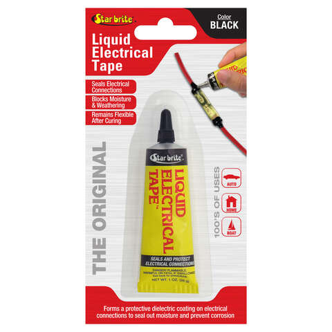 Star brite 4 in. W X 7 in. L Black Vinyl Liquid Electrical Tape