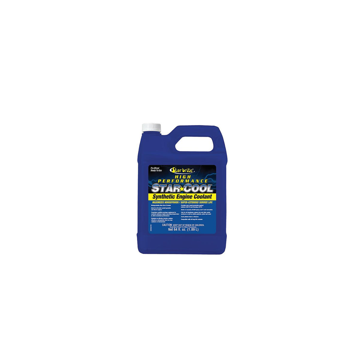 Star Cool Synthetic Engine Coolant, 64 oz., Pack of 4
