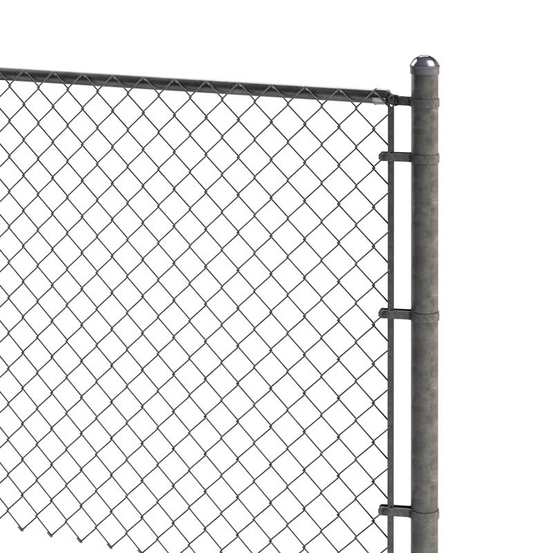 Yardlink 6 ft. H Aluminum Chain Link Fence End/Gate Post Kit