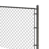 Yardlink 6 ft. H Aluminum Chain Link Fence End/Gate Post Kit