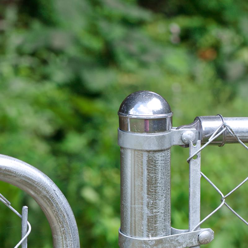 Yardlink 2.8 in. H Silver Aluminum Rail End