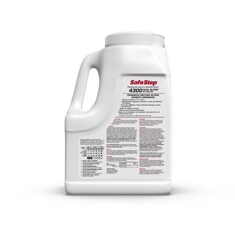 Safe Step Dual Blend 4300 Magnesium Chloride/Sodium Chloride Granule Ice Melt 12 lb, Pack of 4