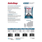 Safe Step Dual Blend 4300 Magnesium Chloride/Sodium Chloride Granule Ice Melt 12 lb, Pack of 4