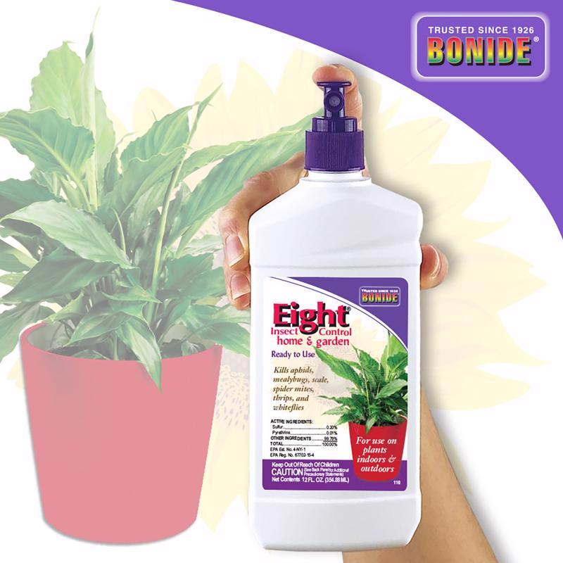 Bonide Eight 110 Insect and Disease Killer, Liquid, Spray Application, 12 oz