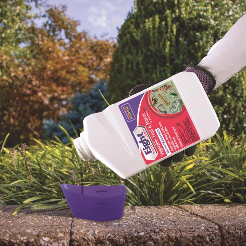 Bonide EIGHT 443 Insect Control, Liquid, Spray Application, 1 qt Bottle