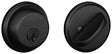 Schlage B Series B60NV622 Deadbolt, 1 Grade, SC1 Key, Metal, Matte Black, 2-3/8, 2-3/4 in Backset, C Keyway