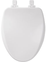 Mayfair 164SLOW 000 Toilet Seat, Elongated, Wood, Easy Clean and Change Hinge