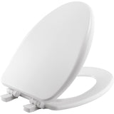 Mayfair 164SLOW 000 Toilet Seat, Elongated, Wood, Easy Clean and Change Hinge