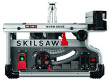 Skilsaw SPT99T-01 Portable Worm Drive Table Saw, 120 VAC, 15 A, 8-1/4 in Dia Blade, 5/8 in Arbor, 5300 rpm Speed