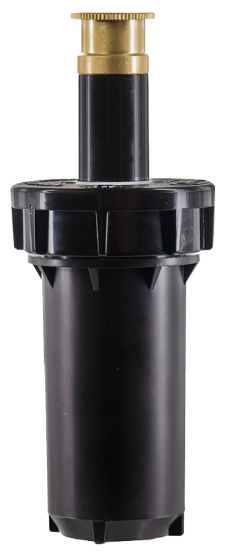 Orbit 80313 Pressure Regulated Spray Head, Full-Circle, 2.4 gpm, 1/2 in Connection, FPT, 2 in H Pop-Up, 10 to 15 ft