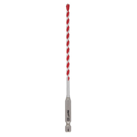 Milwaukee SHOCKWAVE 48-20-9001 Drill Bit, 5/32 in Dia, 6 in OAL, Wide Flute, 1/4 in Dia Shank, Hex Shank