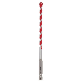 Milwaukee SHOCKWAVE 48-20-9011 Drill Bit, 1/4 in Dia, 6 in OAL, Wide Flute, 1/4 in Dia Shank, Hex Shank