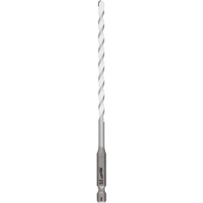 Milwaukee SHOCKWAVE 48-20-8884 Drill Bit, 3/16 in Dia, 6 in OAL, Multi-Material, Twist Flute, 1/4 in Dia Shank, Pack of 3