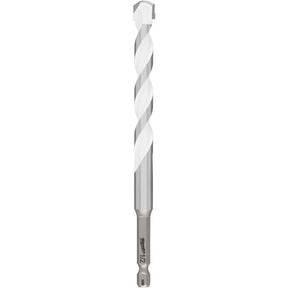 Milwaukee SHOCKWAVE 48-20-8892 Drill Bit, 1/2 in Dia, 6 in OAL, Multi-Material, Twist Flute, 1/4 in Dia Shank