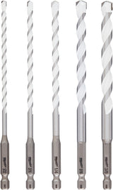 Milwaukee SHOCKWAVE 48-20-8898 Drill Bit Set, Multi-Material, 5-Piece, Carbide