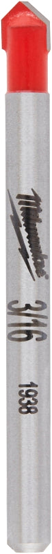 Milwaukee 48-20-8981 Drill Bit, 3/16 in Dia, 2 in OAL, 1/8 in Dia Shank, Round Shank, Pack of 5