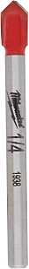 Milwaukee 48-20-8982 Drill Bit, 1/4 in Dia, 2-1/4 in OAL, 5/32 in Dia Shank, Round Shank, Pack of 5