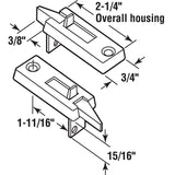 Prime-Line F 2642 Tilt Latch, Plastic, 1/PR