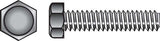HILLMAN 1/2 in. D X 4 in. L Zinc Plated Steel Hex Tap Bolt 25 pk