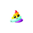Big Mouth BMPF0175 Vinyl Pool Float, Unicorn Poop, Pack of 4
