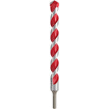 Milwaukee 48-20-9054 Drill Bit, 1 in Dia, 12 in OAL, Wide Flute, 3/8 in Dia Shank, 3-Flat Shank