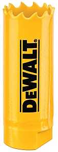 DEWALT DAH180012 Hole Saw, 3/4 in Dia, 1-3/4 in D Cutting, 1/2-20 Arbor, 4/5 TPI, HSS Cutting Edge