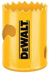 DEWALT DAH180024 Hole Saw, 1-1/2 in Dia, 1-3/4 in D Cutting, 5/8-18 Arbor, 4/5 TPI, HSS Cutting Edge