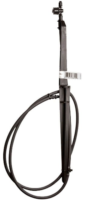 Rain Bird MSSTKTQ1SX Series Fan Micro Spray with Tall Staked Riser, 0 to 31 gph, 30 psi Operating, Part-Circle, Black