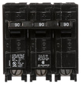 Siemens Q390 Circuit Breaker, Low Voltage, Mini, 90 A, 3 -Pole, 240 VAC, Common Trip, Plug Mounting