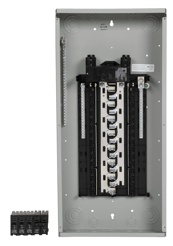Siemens SN Series SN3048B1200P1 Assembled Load Center, 200 A, 30-Space, 48-Circuit, Main Breaker, Plug-On Neutral, 1/PK