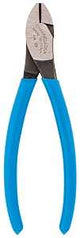 Channellock E336 Diagonal Lap Joint Cutting Pliers, 6.01 in OAL, Blue Handle, Dipped Handle, 3/4 in W Jaw, 9/16 in L Jaw