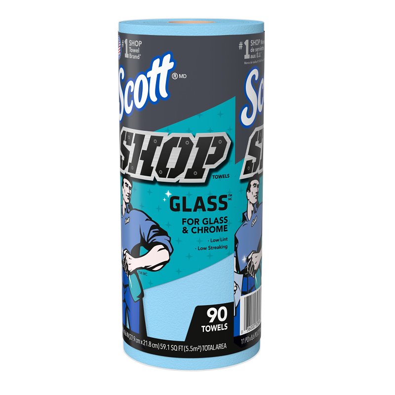 Scott 32896 Glass Towel, 11 in L, 8.6 in W
