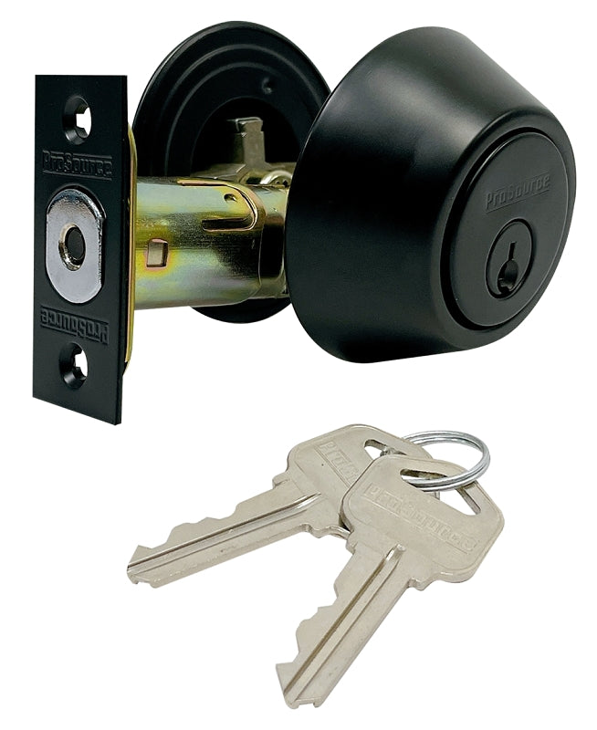 Prosource Key Machine ProSource DLX92-SP5V24 Deadbolt, 3 Grade, Brass Key Key, Metal, Matte ...