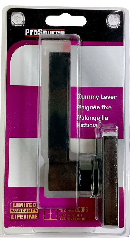 ProSource LS3X904YA000V24 Dummy Lever, Matte Black, Lever Handle, Metal, Residential, 3 Grade
