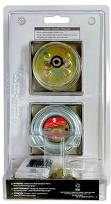 ProSource DD9 Series DD9X21-SP5V24 Deadbolt, 3 Grade, Brass Key Key, Metal, Satin Nickel, 2-3/8, 2-3/4 in Backset, Pack of 3