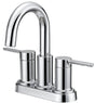 Boston Harbor TOBI22010008CP Lavatory Faucet, 1.2 gpm, 2-Handle, 3-Faucet Hole, Metal/Plastic, Chrome