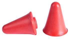Milwaukee 48-73-3206 Replacement Banded Ear Plugs, 25 dB NRR, Bullet, One-Size Ear Plug, Foam Ear Plug, Red Ear Plug